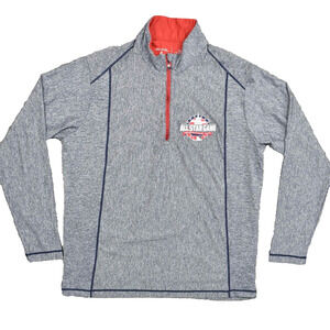 Antigua Men's Size XL Pullover Sweater Quarter Zip All Star Game 2018 Polyester